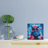 Diamond Art Kit 25x25cm - Little Blue Owl