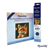Diamond Art Kit 25x25cm - Red Fox And Light