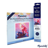 Diamond Art Kit 25x25cm - Pink Mermaid