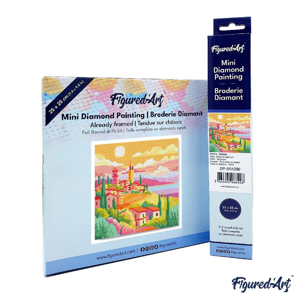 Diamond Art Kit 25x25cm - Tuscan Spring