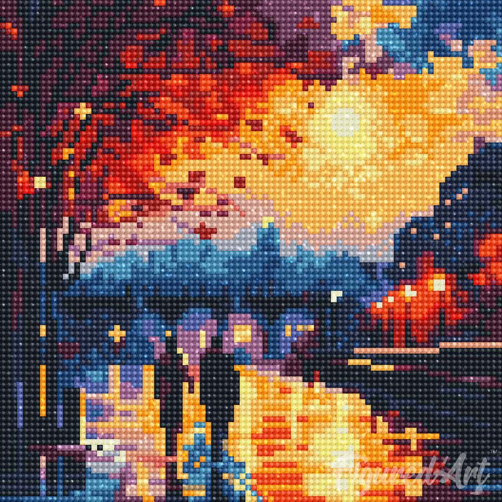 Diamond Art Kit 25x25cm - Romantic Night