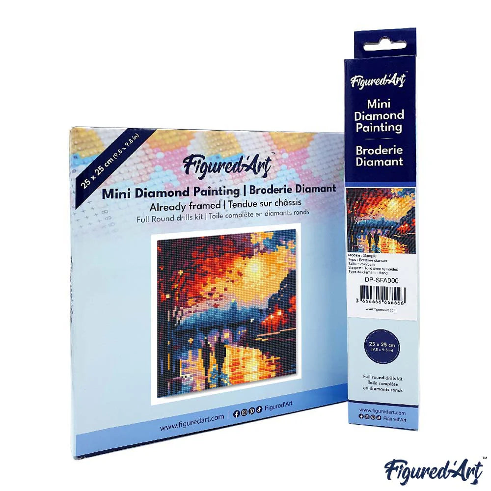 Diamond Art Kit 25x25cm - Romantic Night