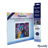 Diamond Art Kit 25x25cm -  Graceful Peacock