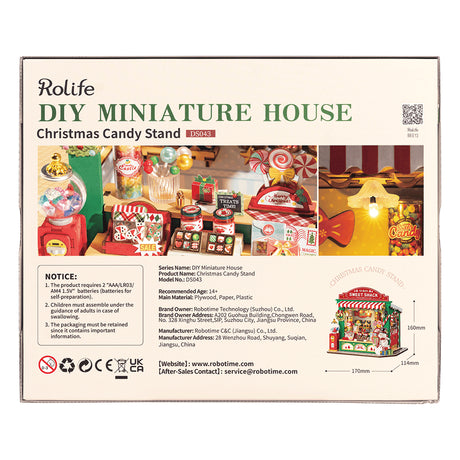 Rolife DIY Miniature House - Christmas Candy Stand