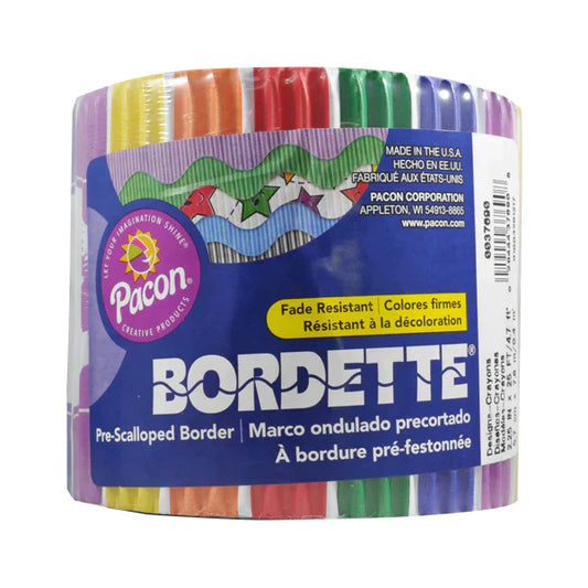 Bordette Border Roll - Crayons 57mm x 7.5m