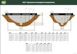 Rectangular Trampoline Dig Dimensions