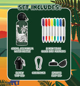 Create Your Own Water Bottle Set - Dinosaur