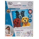 Crystal Art Card Kit - Dogs