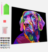 Dog Diamond Painting Art Kit Splat Planet