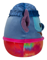 Squishmallows 8 inch - Disney Stitch With Beanie and Tie Dye