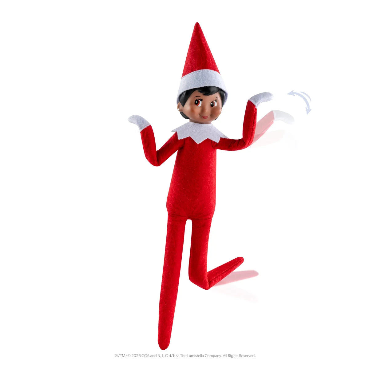 The Elf on the Shelf - Poseable Scout Elf Girl Brown Eyes