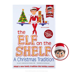 The Elf on the Shelf Scout Elf Light Girl Blue Eyes 