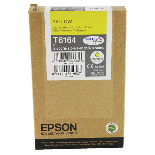 Epson T6164 Ink Cartridge SC DURABrite Ultra Yellow C13T616400