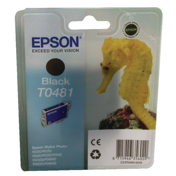 Epson T0481 Ink Cartridge Seahorse Black C13T04814010