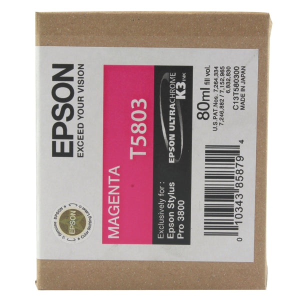 Epson T5803 Ink Cartridge Magenta C13T580300