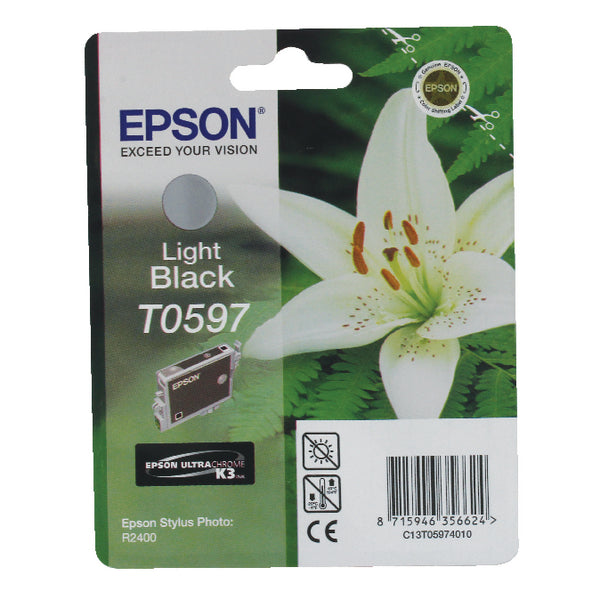 Epson T0597 Ink Ult Chrome K3 Lt Blk