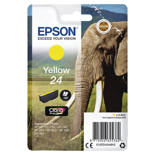 Epson 24 Ink Cartridge Ylw