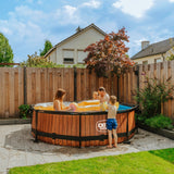 EXIT Round Frame Pool no Cover outside