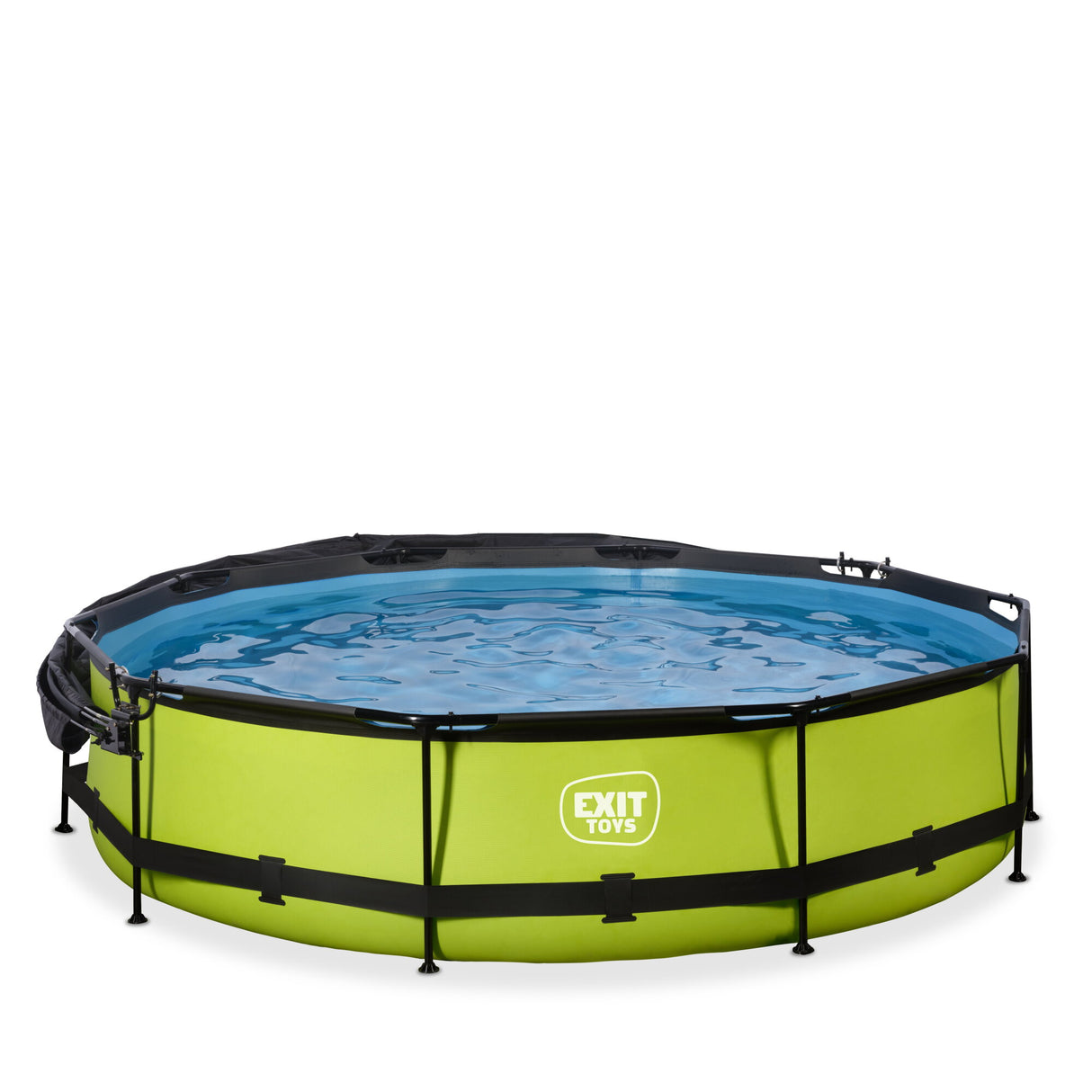 EXIT Round Lime Pool with Canopy - ø360x76cm (Sand Filter Pump)