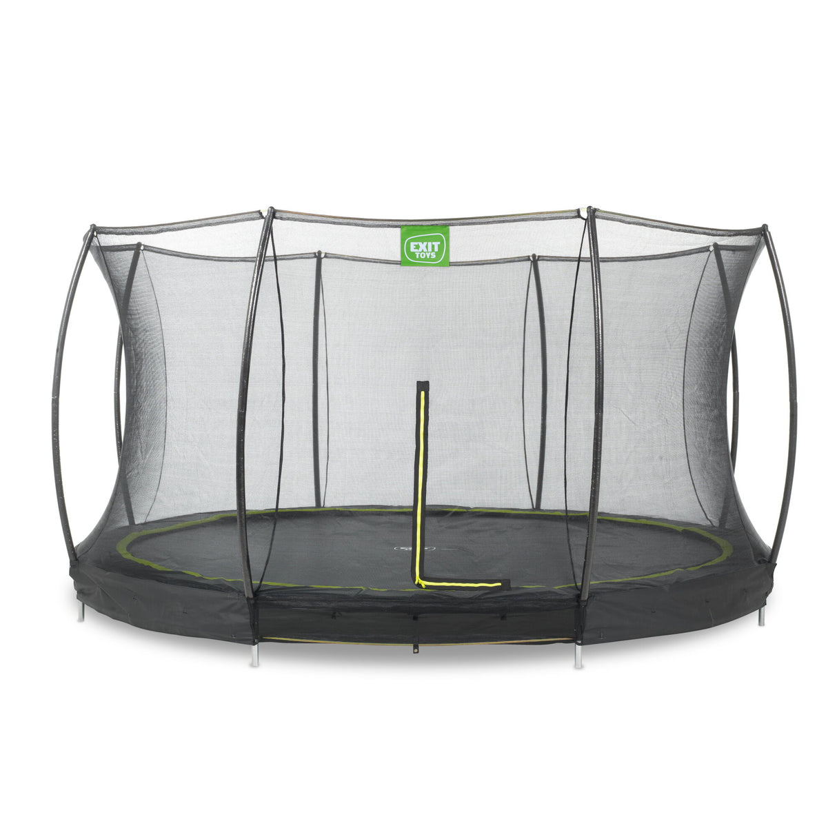 EXIT Silhouette Ground Trampoline + Safetynet 366cm (12ft)