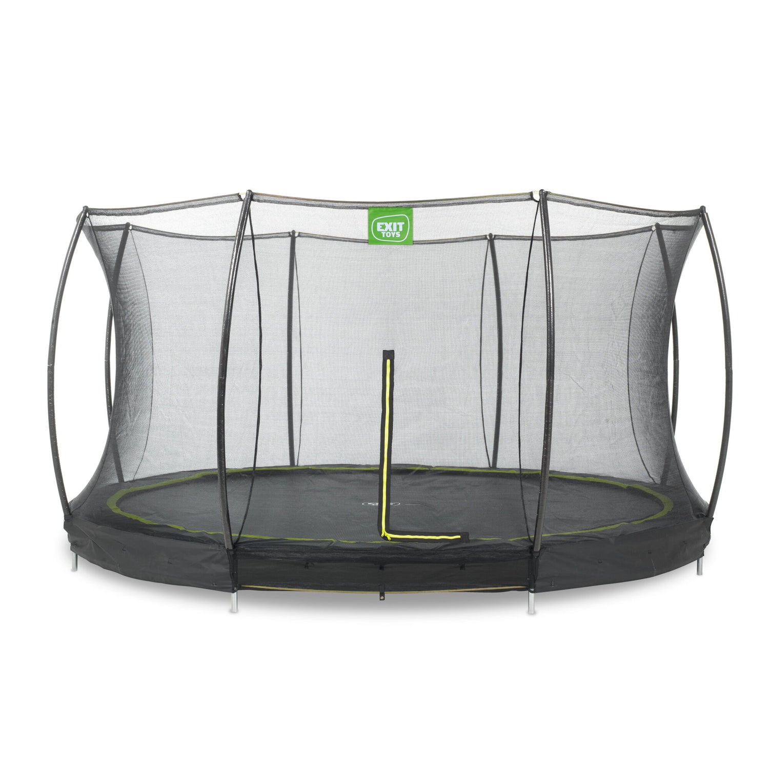 EXIT Silhouette Ground Trampoline + Safetynet 366cm (12ft)
