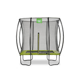EXIT Silhouette Rectangle Trampoline - 5x7 Ft (Lime)