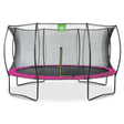 EXIT Silhouette Round Trampoline with Safety Net