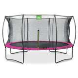 EXIT Silhouette Round Trampoline with Safety Net