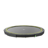 Exit Silhouette Ground Sports Trampoline Ø366Cm - Black