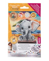 Crystal Art Wildlife Buddies elephant craft kit packaging on a white background