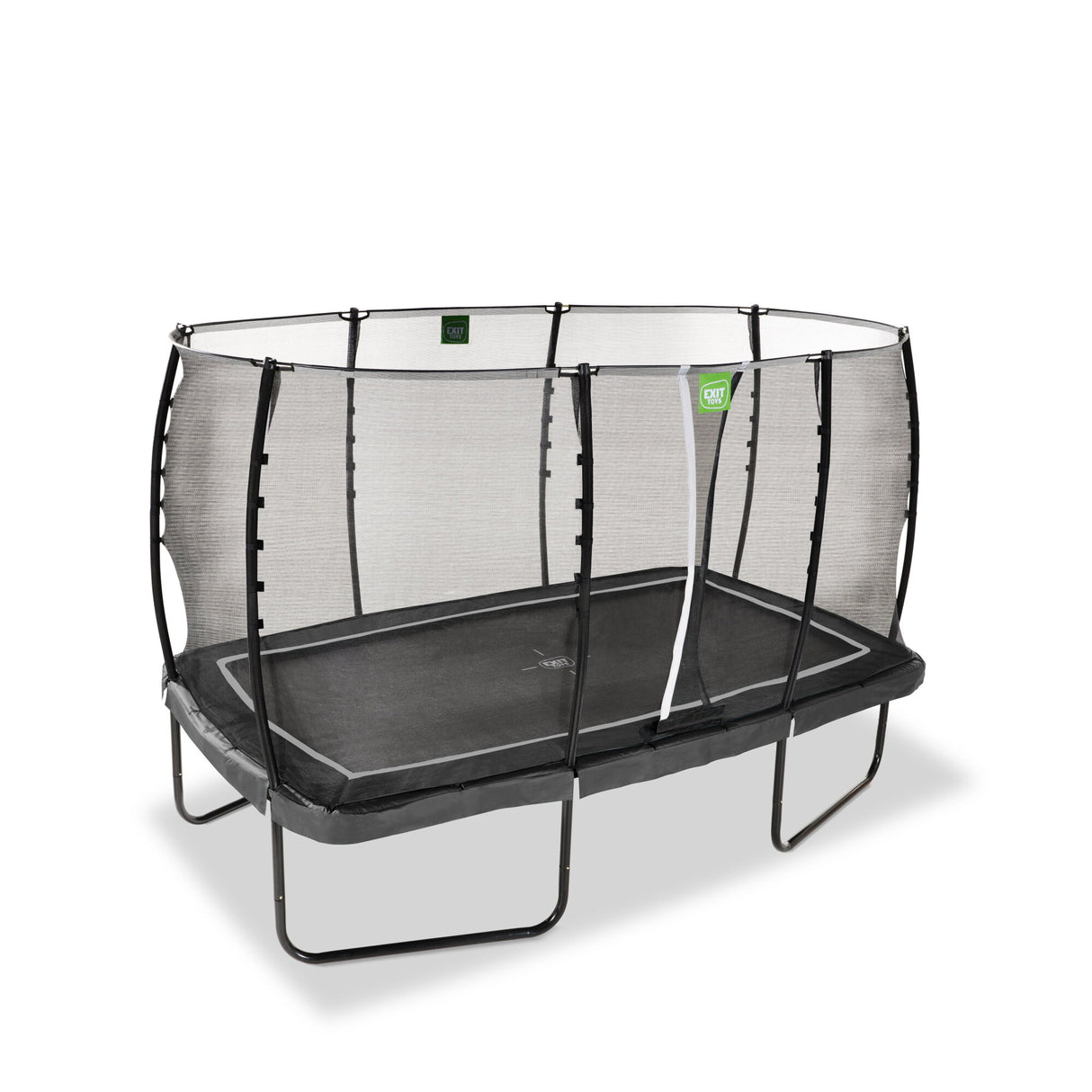 Exit Allure Classic Rectangular Trampoline - 7 x 12 Ft (Black)