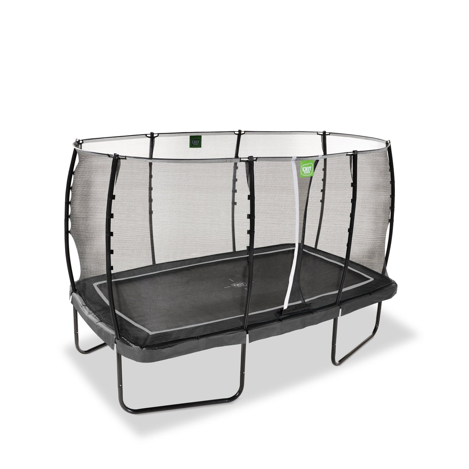Exit Allure Classic Rectangular Trampoline - 7 x 12 Ft (Black)