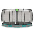 Exit Allure Premium Ground Round Trampoline - 14 Ft (Green)
