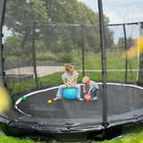 Exit Allure Premium Ground Round Trampoline 10 Ft in the garden