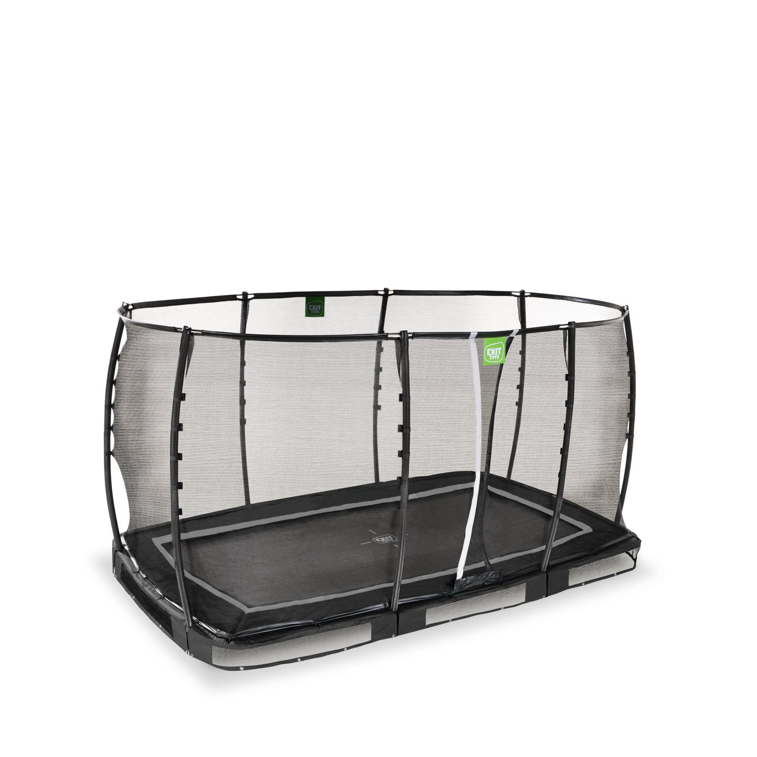 Exit Allure Premium In-Ground Trampoline - 7 x 12 Ft (Black)