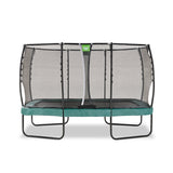Exit Allure Premium Rectangular Trampoline - 7 x 12 Ft (Green)