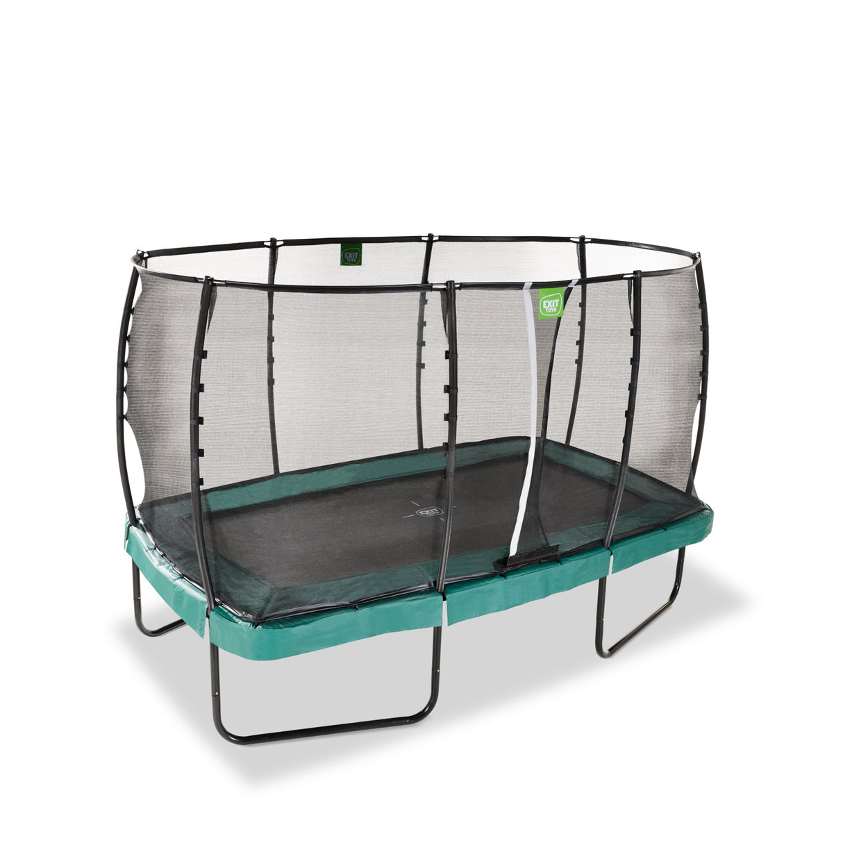 Exit Allure Premium Rectangular Trampoline - 7 x 12 Ft (Green)
