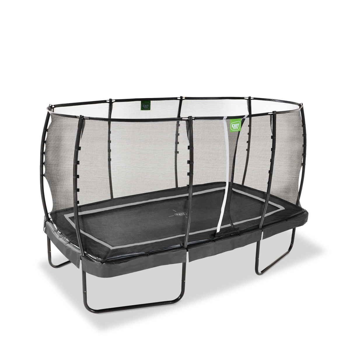 Exit Allure Premium Rectangular Trampoline - 8 X 14 Ft (Black)