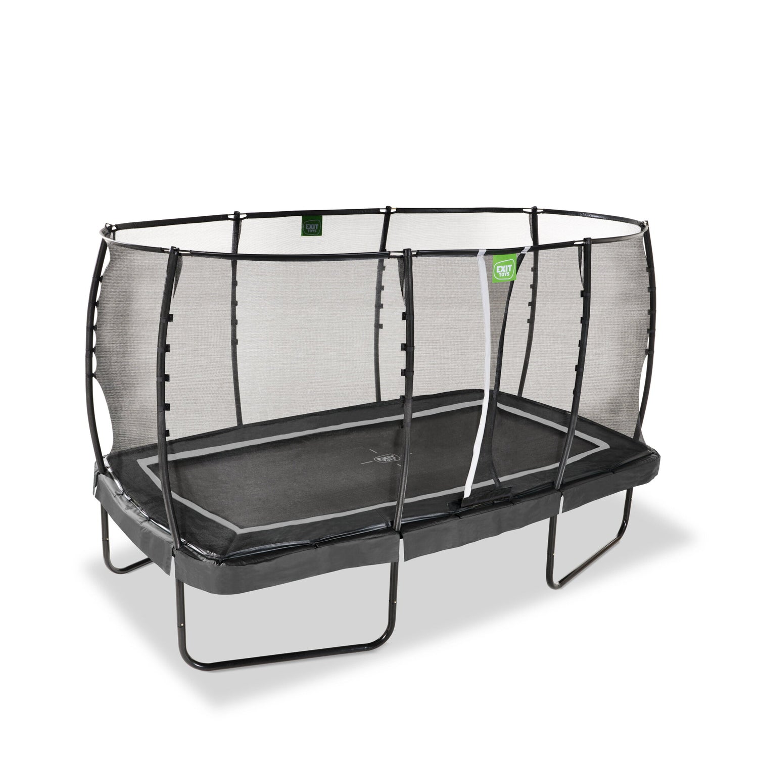 Exit Allure Premium Rectangular Trampoline - 8 X 14 Ft (Black)