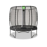 Exit Allure Premium Trampoline with Safety Net - Ø 8FT (Black)