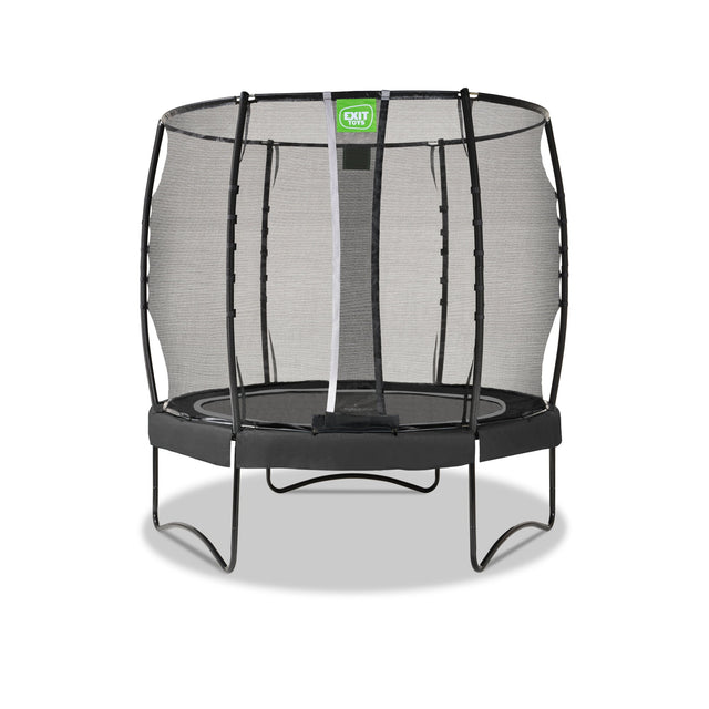 Exit Allure Premium Trampoline with Safety Net - Ø 8FT (Black)