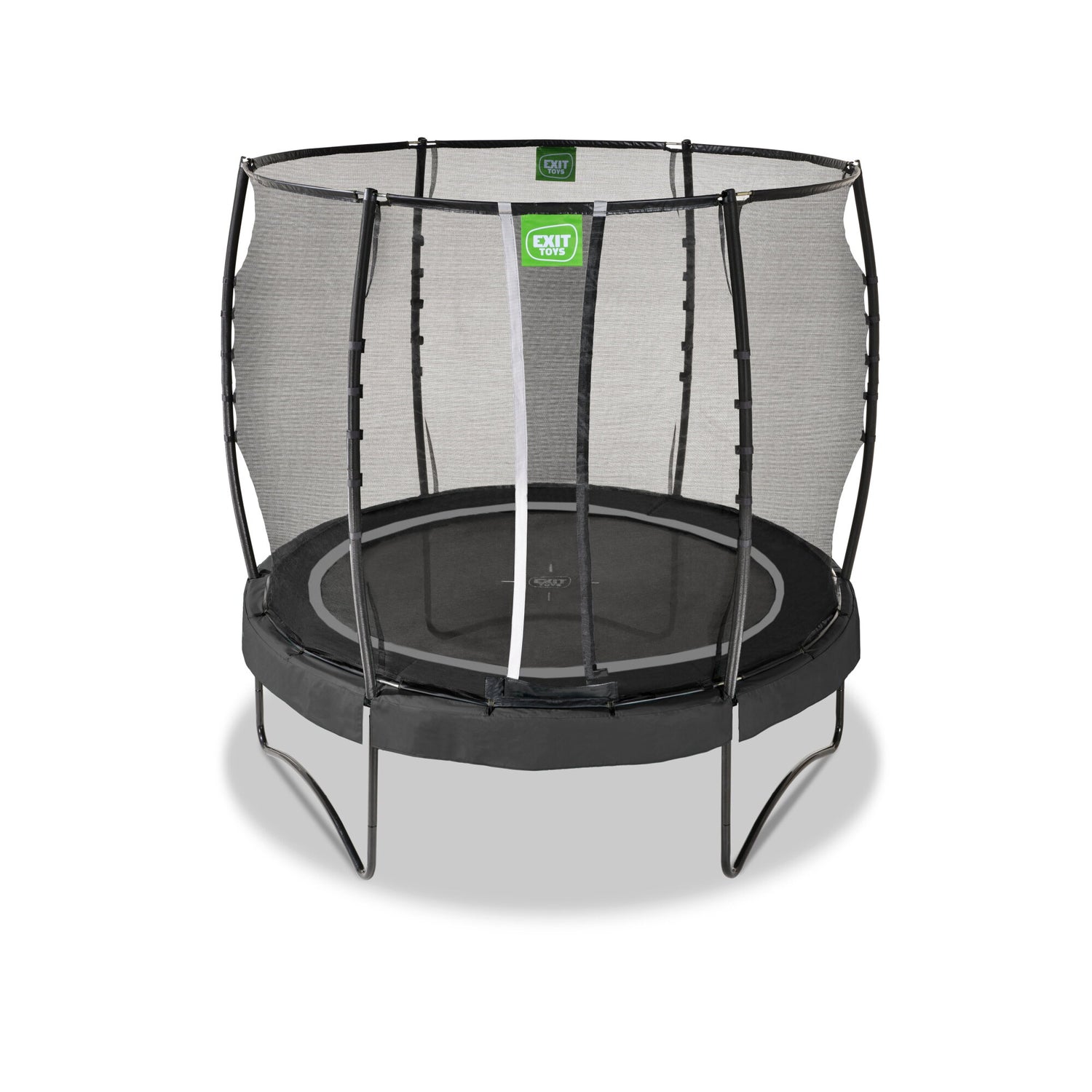 Exit Allure Premium Trampoline with Safety Net - Ø 8FT (Black)