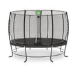 Exit Lotus Classic Round Trampoline with Safety Net - 12 Ft (Black)