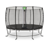 Exit Lotus Classic Round Trampoline with Safety Net - 12 Ft (Black)