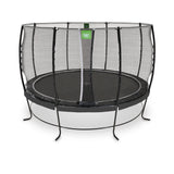 Exit Lotus Classic Round Trampoline with Safety Net - 12 Ft (Black)