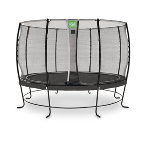 Exit Lotus Classic Round Trampoline with Safety Net - 12 Ft (Black)