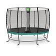 Exit Lotus Classic Round Trampoline with Safety Net - 12 Ft (Green)
