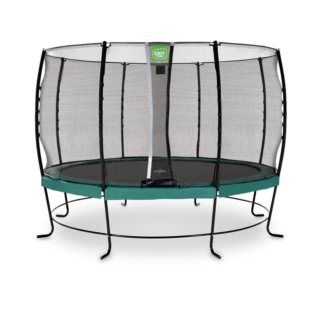 Exit Lotus Classic Round Trampoline with Safety Net - 12 Ft (Green)