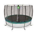 Exit Lotus Classic Round Trampoline with Safety Net - 12 Ft (Green)