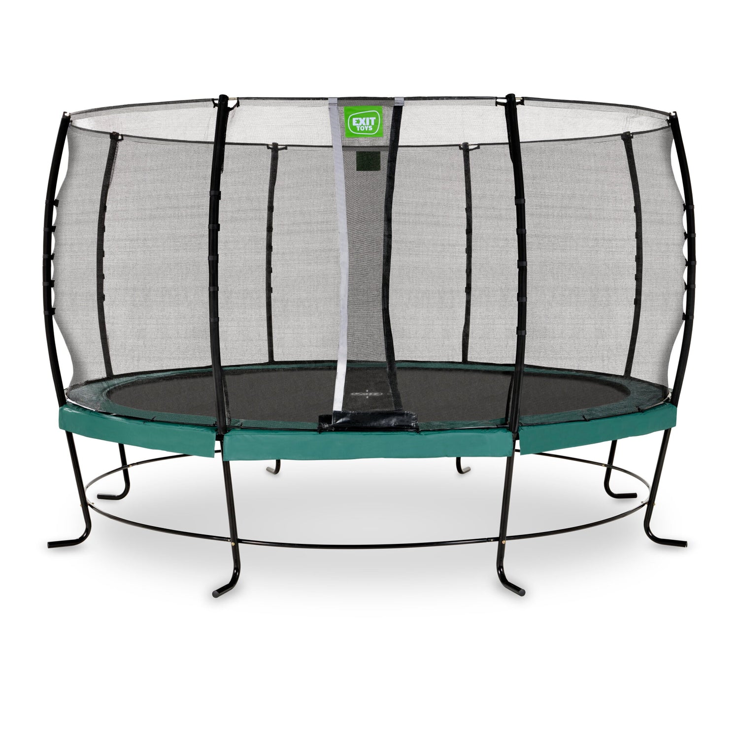 Exit Lotus Classic Round Trampoline with Safety Net - 14 Ft (Green)